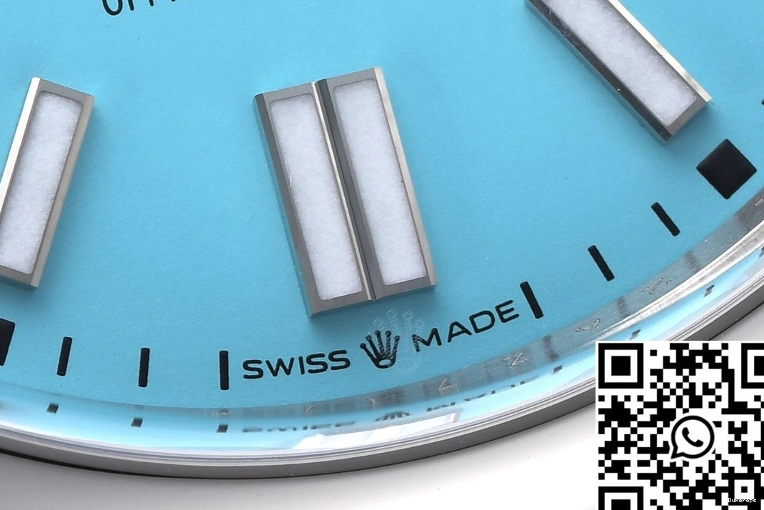 Rolex M124300-0006 Clean Perpetual Dial Turquoise Factory Oyster Blue 41MM 1223